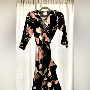 Vero Moda floral wrap dress